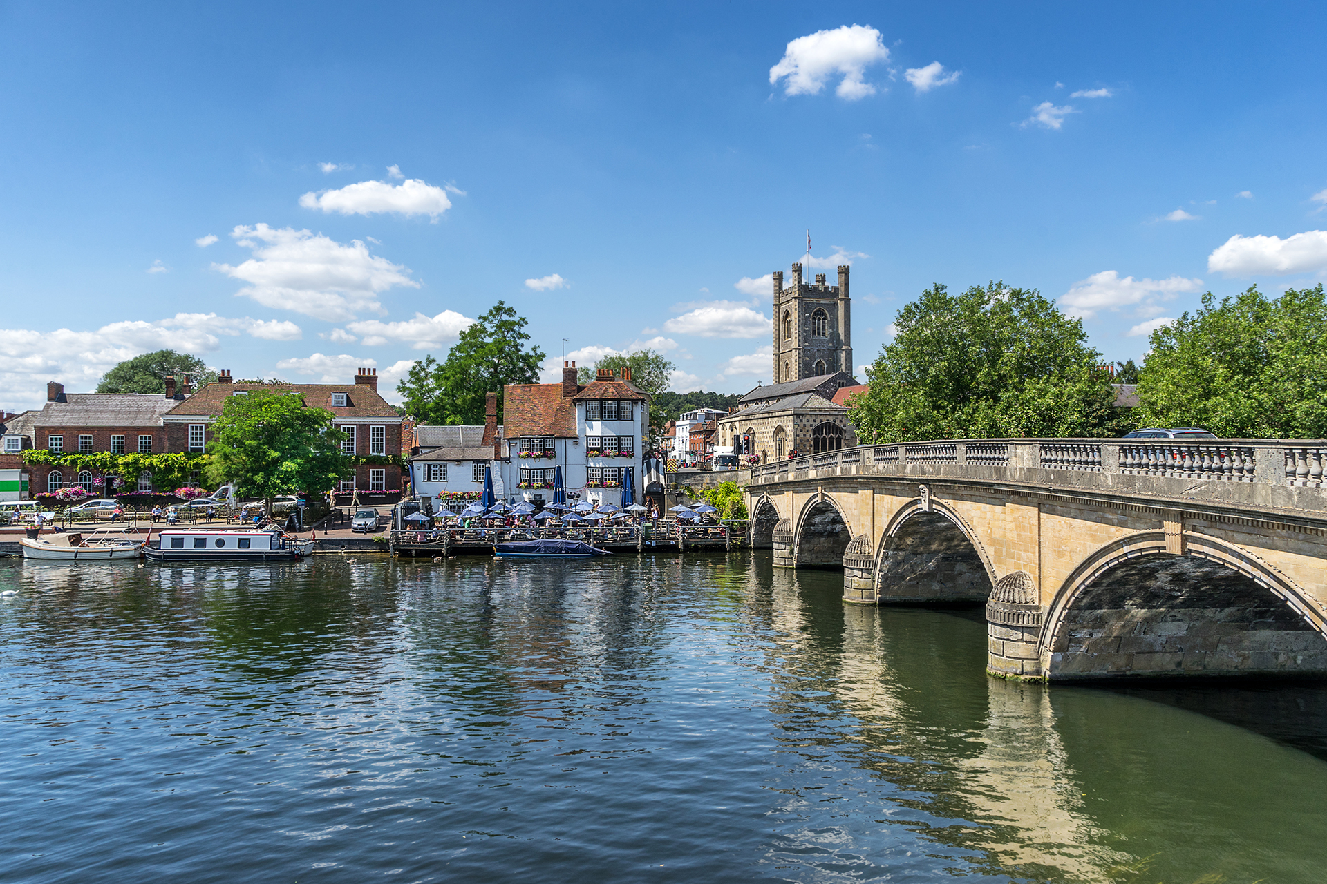 Riverside housing in Abingdon, Oxfordshire, typical of the estates Enhance manages