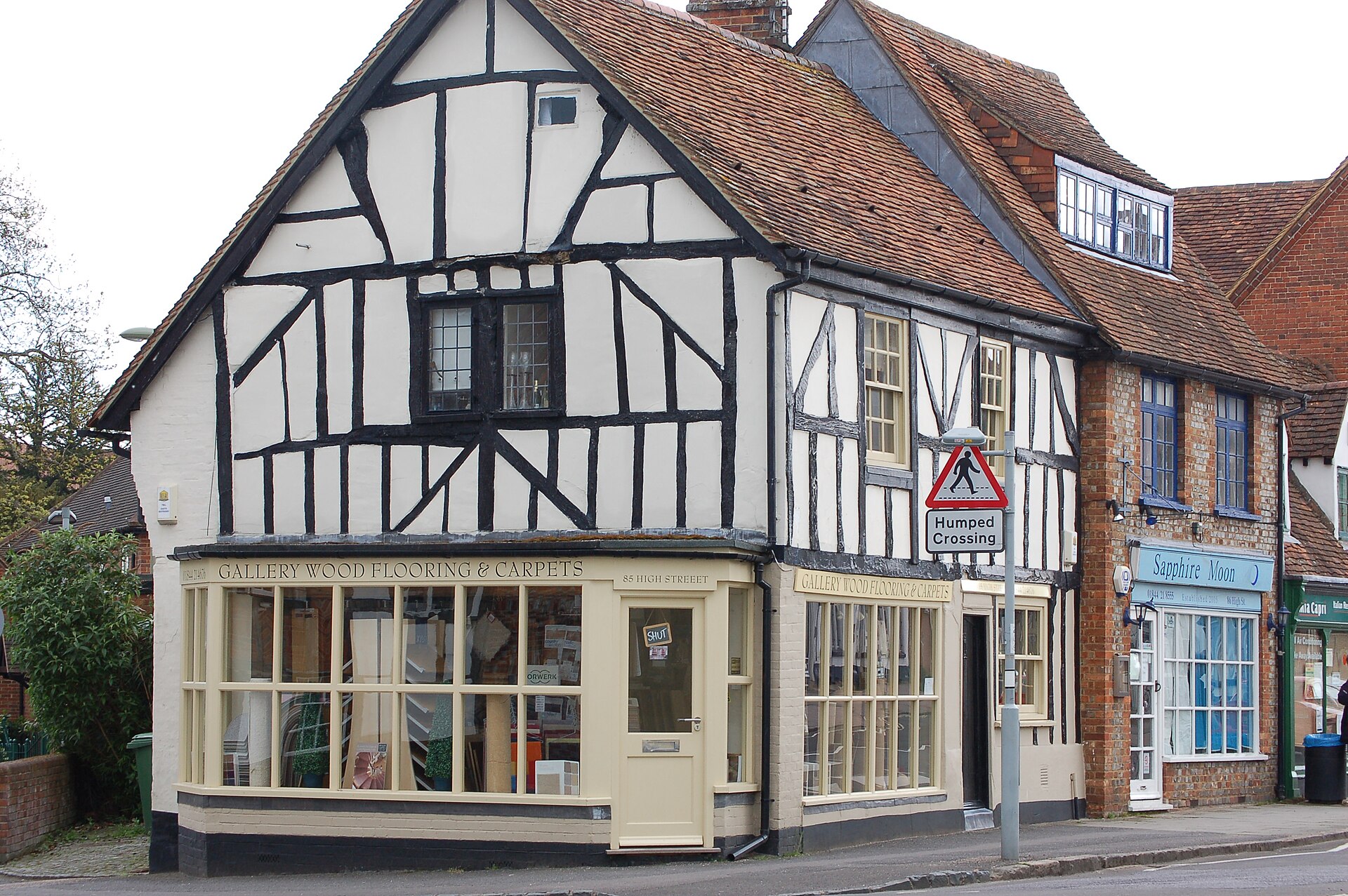 Independent shops and historic façades along Thame High Street